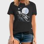 Spacewalk Moon, Tricou Barbati (Unisex)
