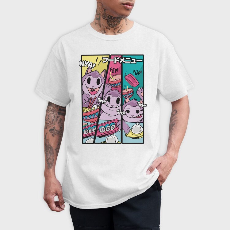 Ramen Munch Flip, Tricou Barbati (Unisex)
