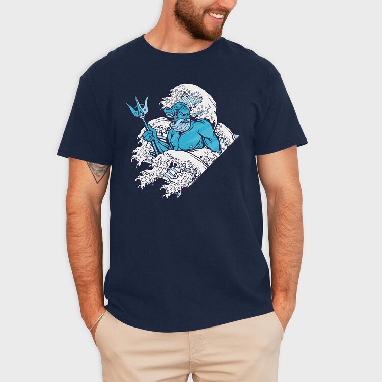 Poseidon, Tricou Barbati (Unisex)
