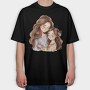 Mother Hug Flower Connection, Tricou Oversize Barbati (Unisex)
