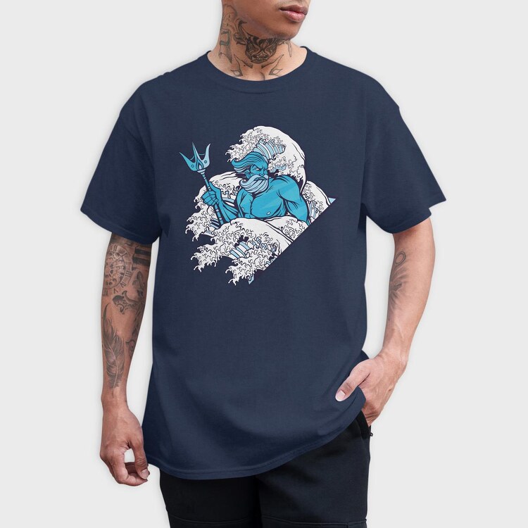 Poseidon, Tricou Barbati (Unisex)