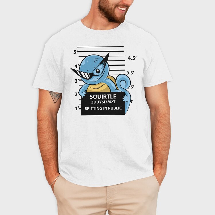 Squirty Mugshot, Tricou Barbati (Unisex)