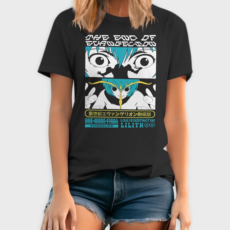 Evangelion Eyes, Tricou Barbati (Unisex)