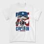 Captain America Pop Art, Tricou Barbati (Unisex)