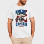 Captain America Pop Art, Tricou Barbati (Unisex)