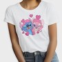 Stitch Love Heart, Tricou Femei