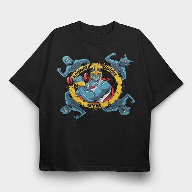Ancient Spirits Gym, Tricou Oversize Barbati (Unisex)