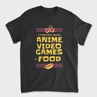 Anime Game Food Fest, Tricou Barbati (Unisex)