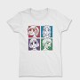 Anime Girl Faces, Tricou Femei