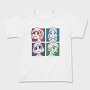 Anime Girl Faces, Tricou Copii