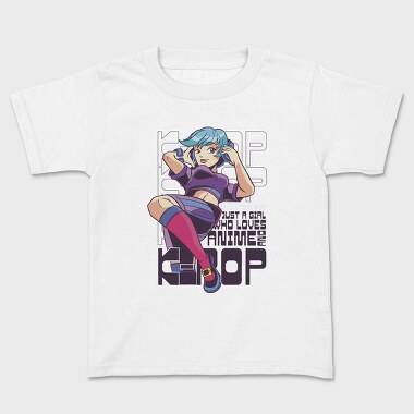 Anime Girl Hop Hop, Tricou Copii
