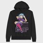 Anime Girl Hop Hop, Hanorac Oversize Barbati (Unisex)