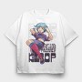 Anime Girl Hop Hop, Tricou Oversize Barbati (Unisex)