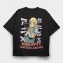 Anime Girl Love Watch, Tricou Oversize Barbati (Unisex)