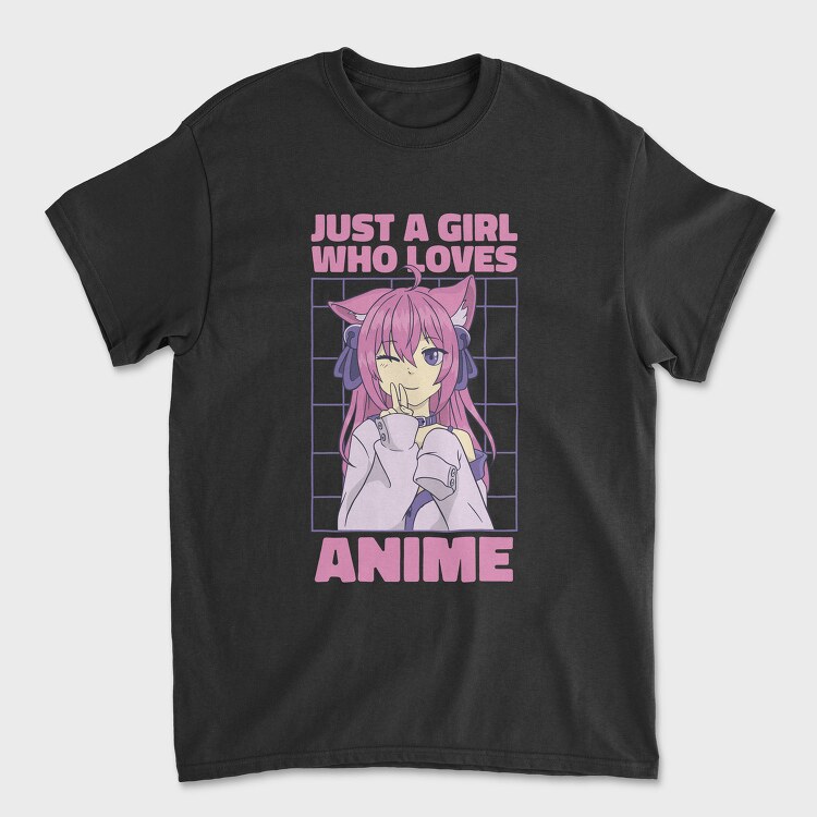Anime Girl Vibes, Tricou Barbati (Unisex)