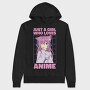 Anime Girl Vibes, Hanorac Oversize Barbati (Unisex)