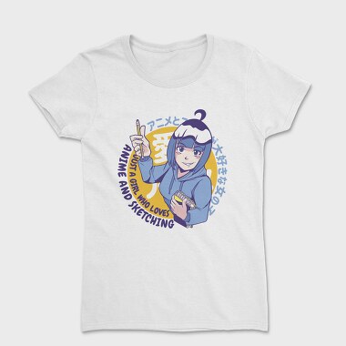 Anime Sketch Girl, Tricou Femei