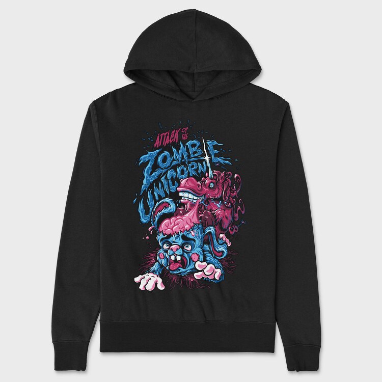 Attack Of The Tombicorn, Hanorac Oversize Barbati (Unisex)