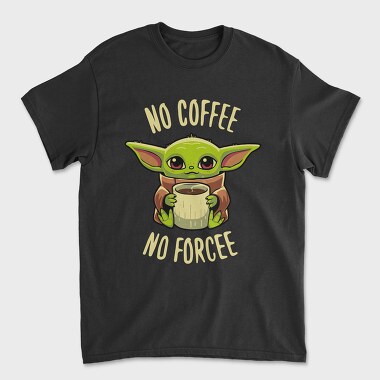 Baby Yoda Coffee, Tricou Barbati (Unisex)