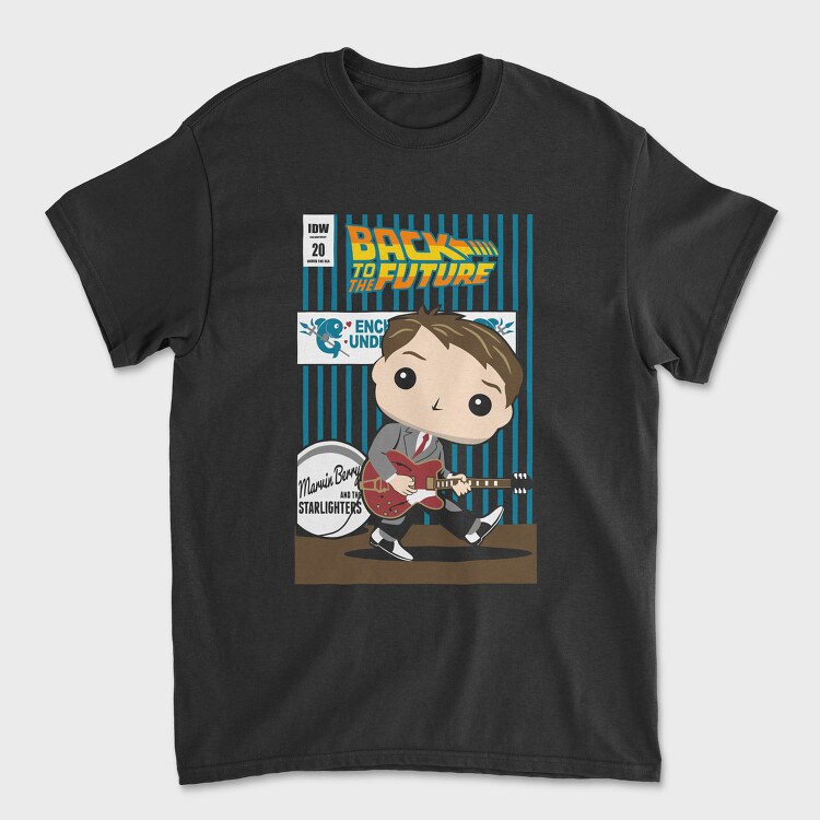 Back To The Future Guitar Boy, Tricou Barbati (Unisex)