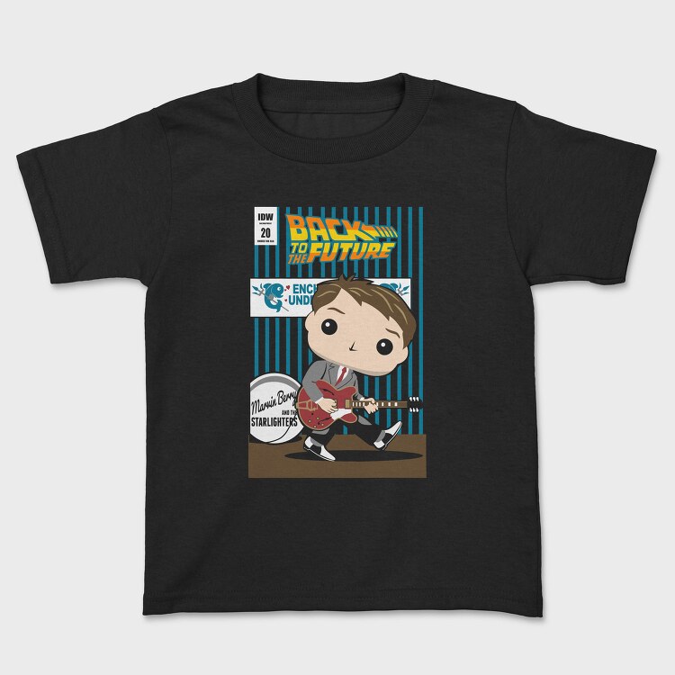 Back To The Future Guitar Boy, Tricou Copii