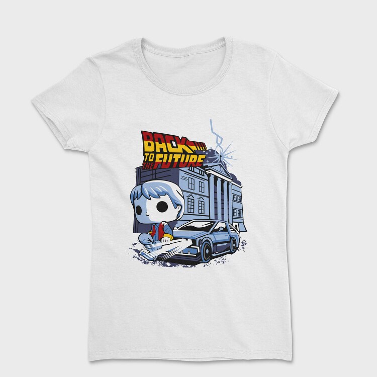 Back To The Future Pop Art, Tricou Femei