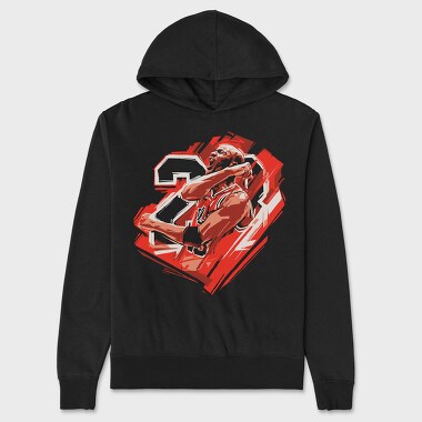 Basketball Slam Dunk, Hanorac Oversize Barbati (Unisex)