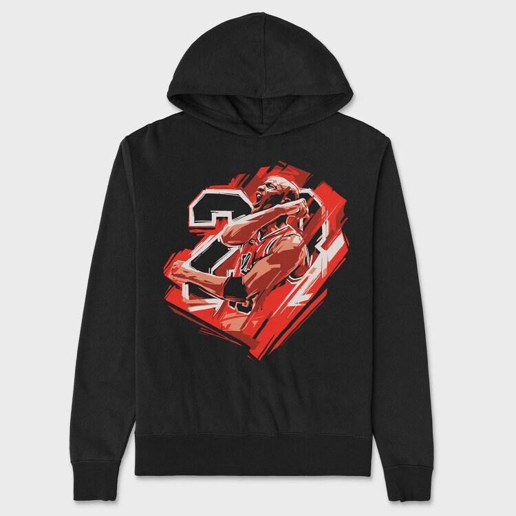 Basketball Slam Dunk, Hanorac Oversize Barbati (Unisex)