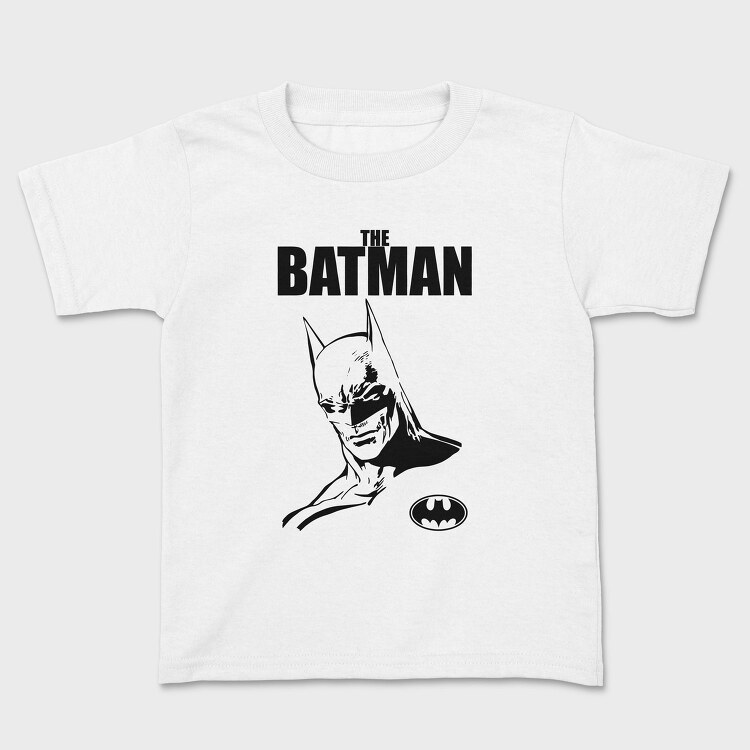 Batman Black And White, Tricou Copii