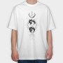 Moon Phase Trinity, Tricou Oversize Barbati (Unisex)