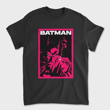 Batman Neon Pink, Tricou Barbati (Unisex)