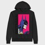 Batman Neon, Hanorac Oversize Barbati (Unisex)