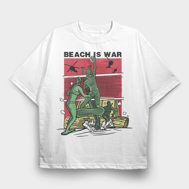 Beach Volleyball War 1, Tricou Oversize Barbati (Unisex)