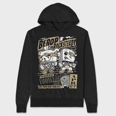 Berop Rocksteady Footclan, Hanorac Oversize Barbati (Unisex)