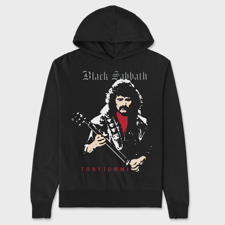 Black Sabbath Tony, Hanorac Oversize Barbati (Unisex)