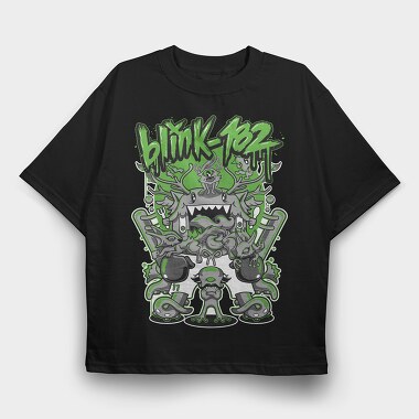 Blink 182 Monsters, Tricou Oversize Barbati (Unisex)