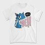 Blue Cat Meh, Tricou Barbati (Unisex)