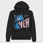 Blue Cat Meh, Hanorac Oversize Barbati (Unisex)
