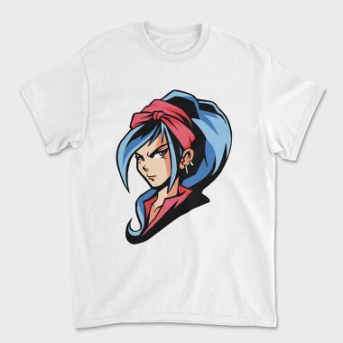 Blue Hair Bandit, Tricou Barbati (Unisex)