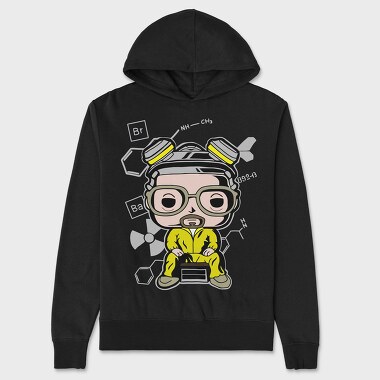 Breaking Bad Bunsen, Hanorac Oversize Barbati (Unisex)