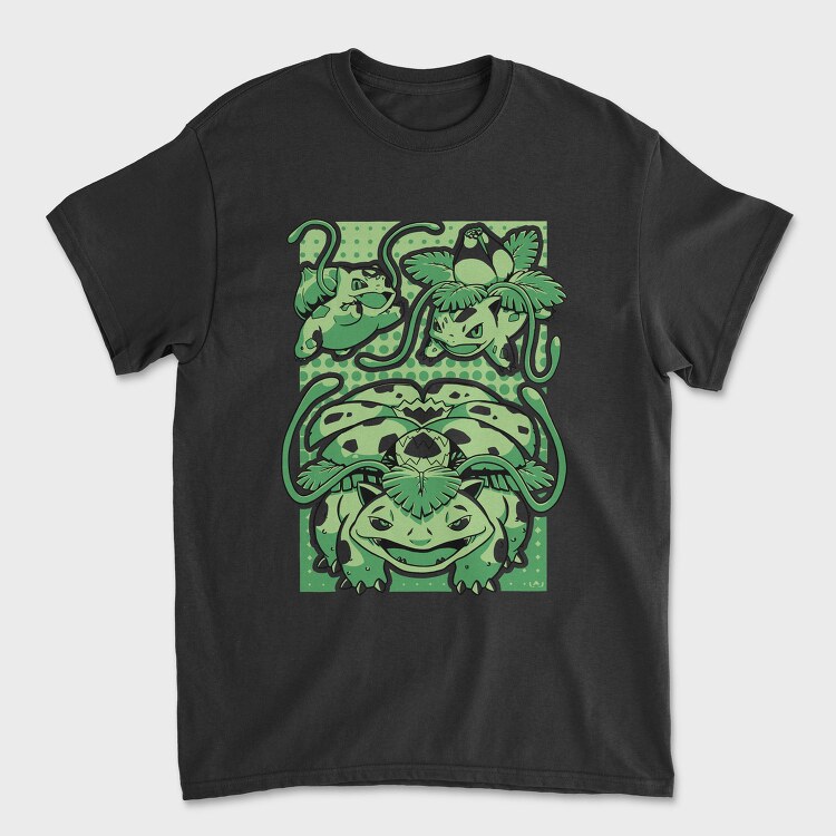 Bulbasaur Jungle, Tricou Barbati (Unisex)