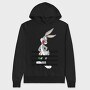 Bunny Carrot Chase, Hanorac Oversize Barbati (Unisex)