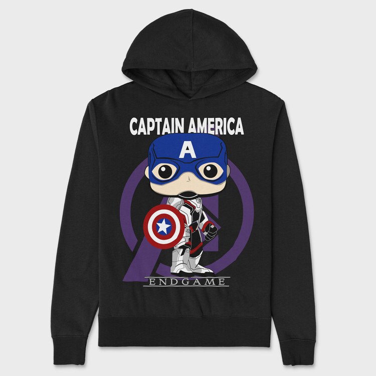 Captain America Endgame, Hanorac Oversize Barbati (Unisex)