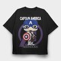 Captain America Endgame, Tricou Oversize Barbati (Unisex)