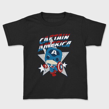 Captain America Pop Art 1, Tricou Copii