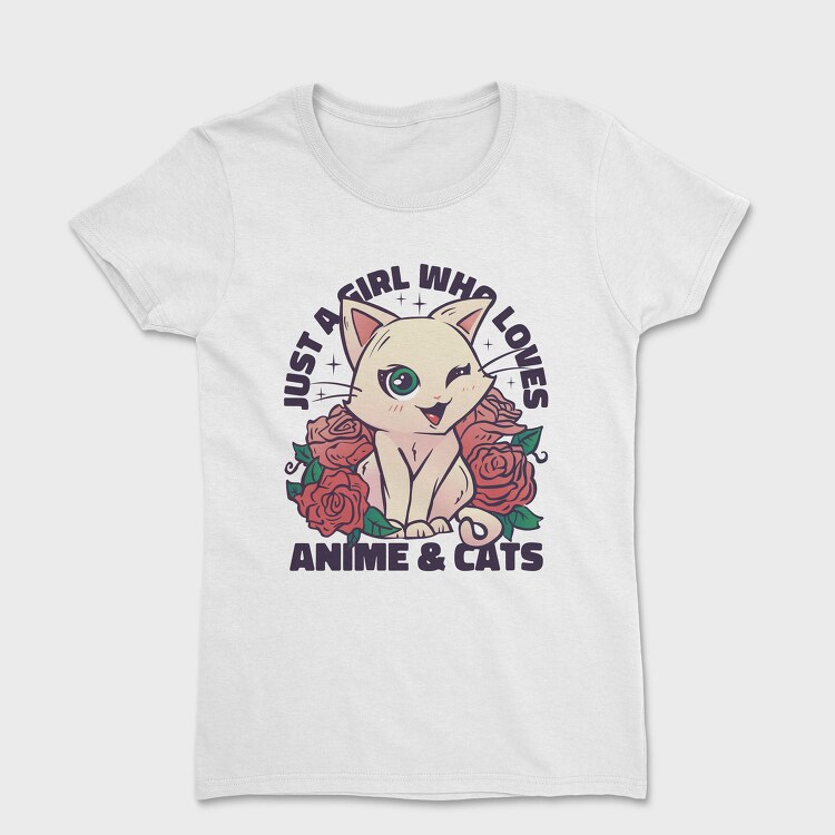 Cat Rose Anime, Tricou Femei
