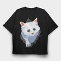 Cat Whiskers Dream, Tricou Oversize Barbati (Unisex)