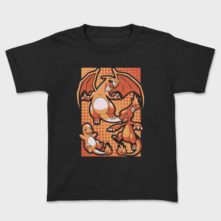 Charizard Fire Trio, Tricou Copii