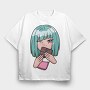 Chocolate Girl, Tricou Oversize Barbati (Unisex)