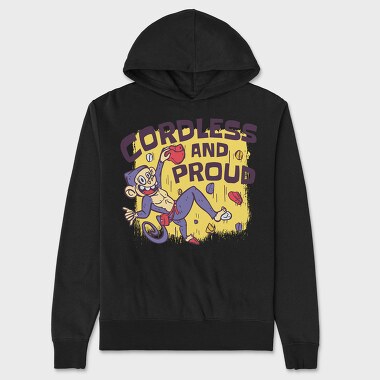 Cordless Monkey Pride, Hanorac Oversize Barbati (Unisex)